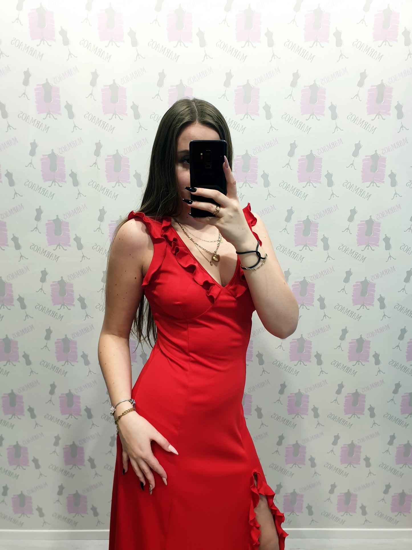 Červené šaty M