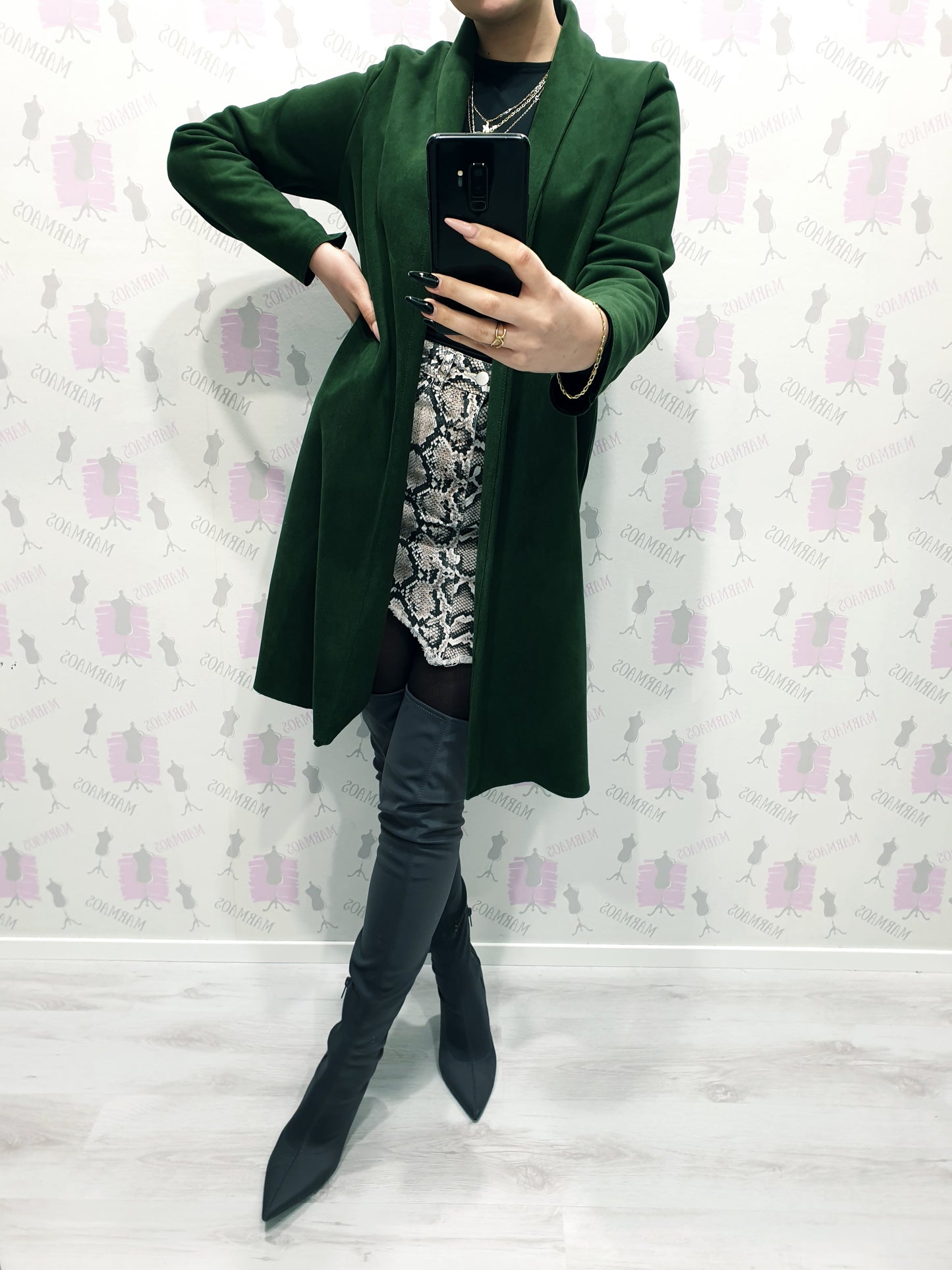 Zelený kabátik S