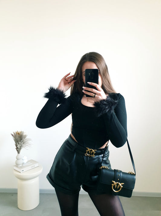 Extravagantný top XS/S