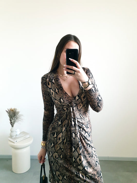 ZARA vzorované šaty S/M