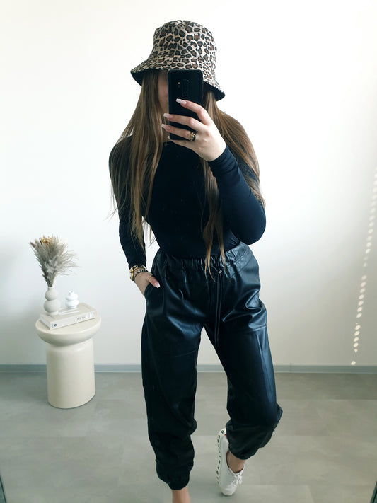 Koženkové nohavice Topshop S/M