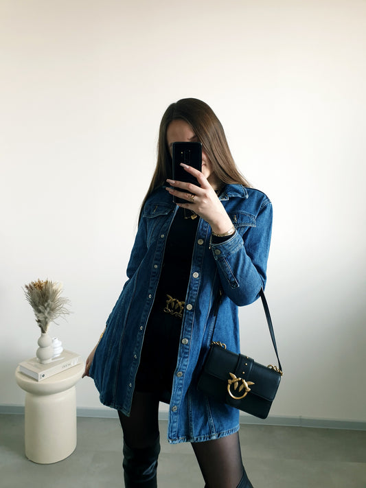 ZARA rifľový kabátik XS