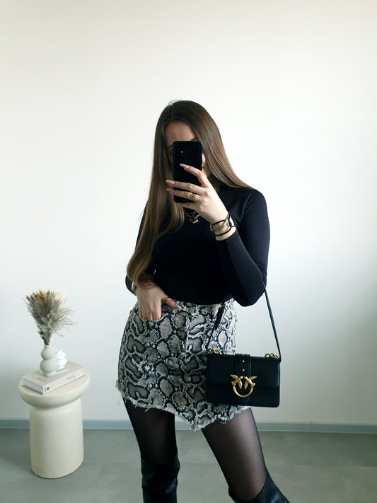 ZARA vzorovaná sukňa S/M