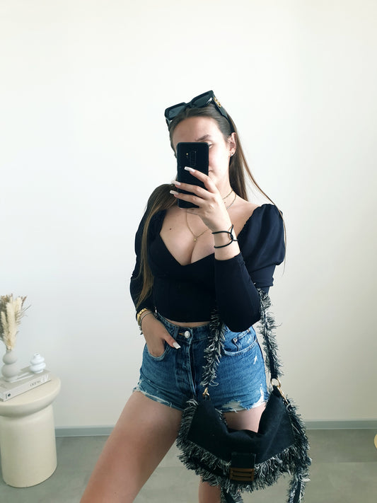 ZARA čierny top S
