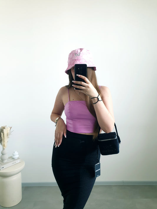 Bershka ružový top M