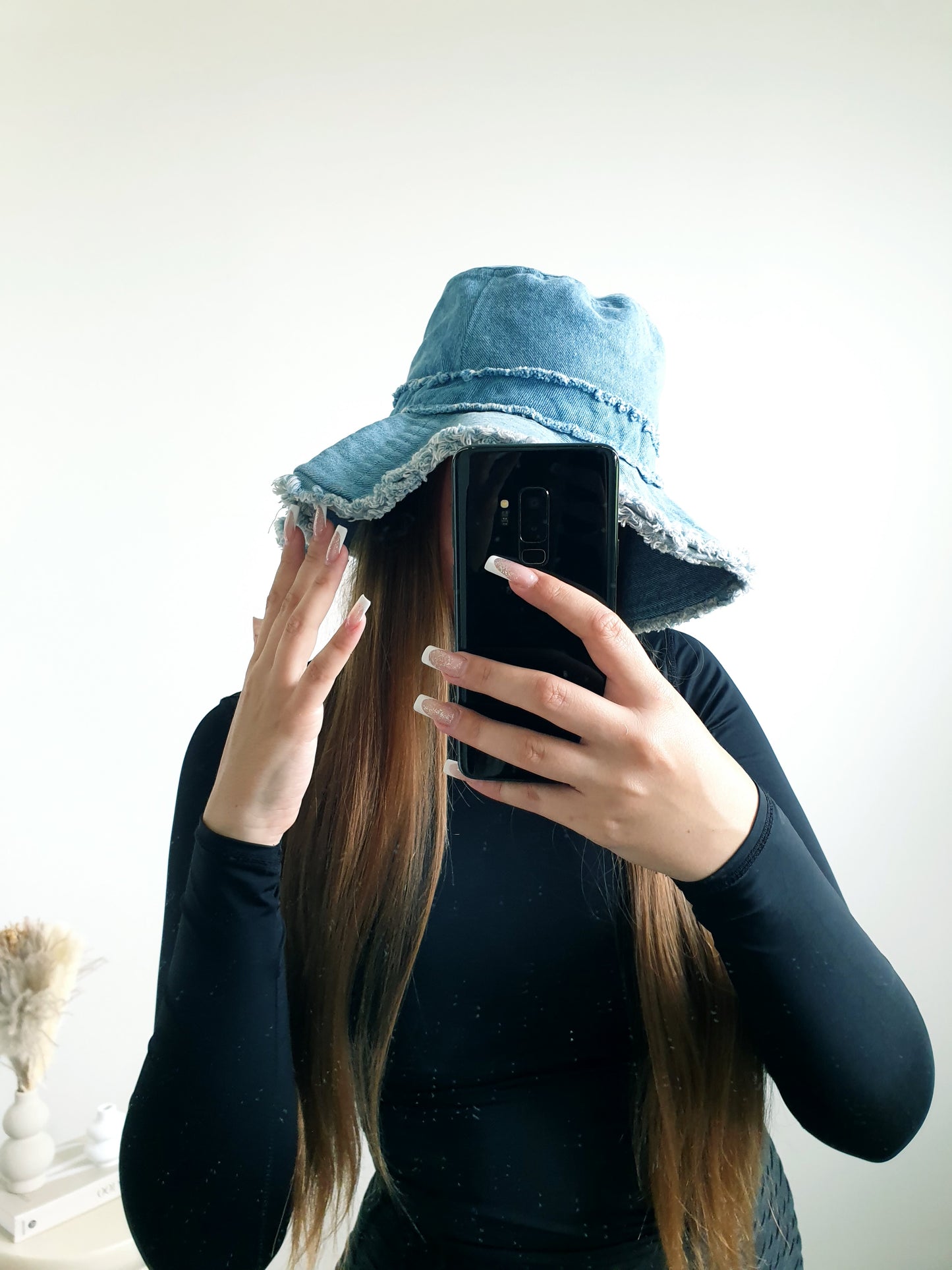 ZARA rifľový klobúk