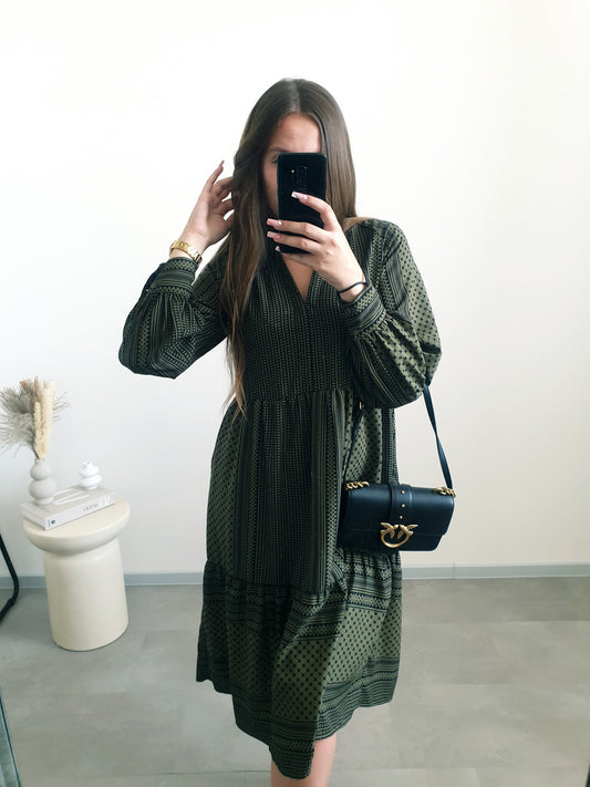 Khaki šaty ONLY S