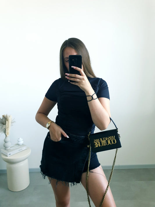 Čierny top S