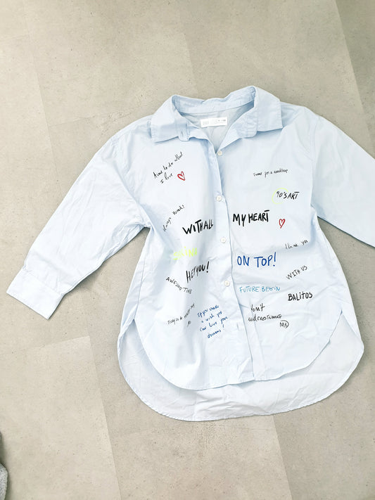 ZARA oversize štýlová košeľa 128/134
