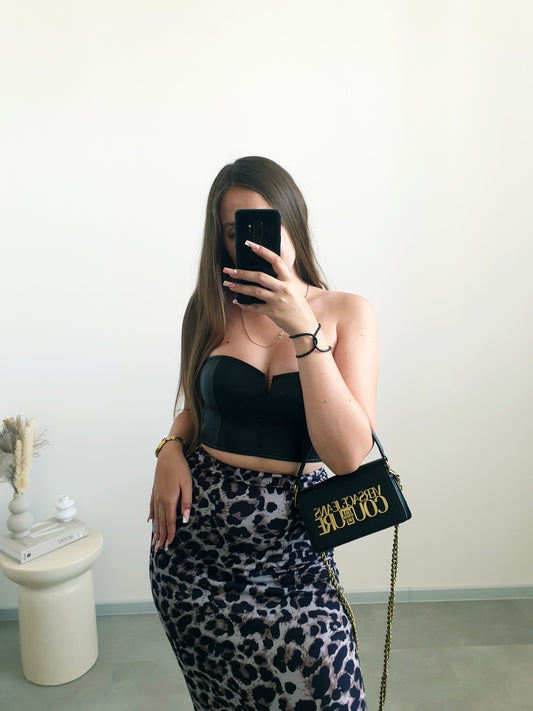Intimissimi koženkový top M