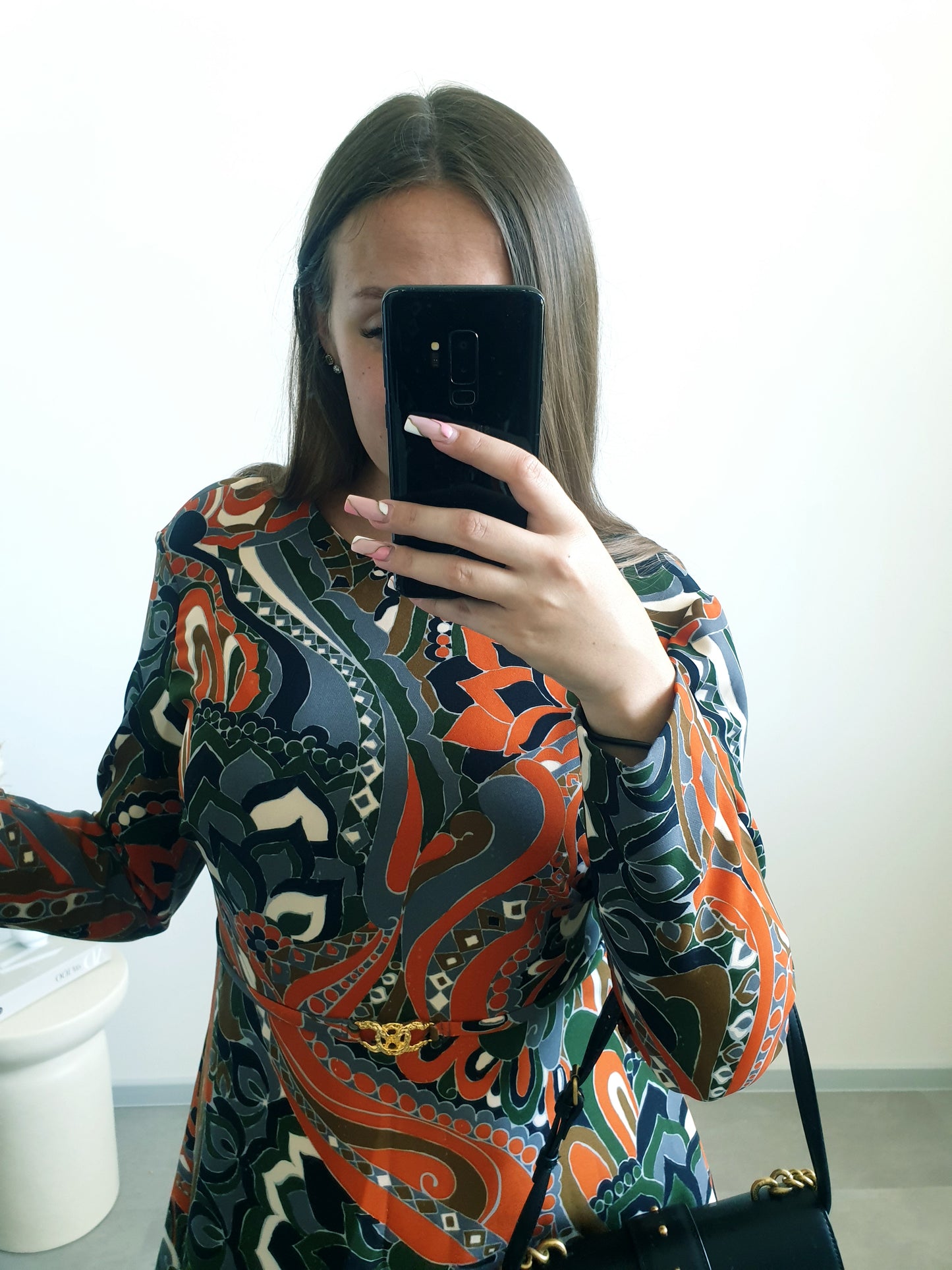 ZARA vzorované šaty L
