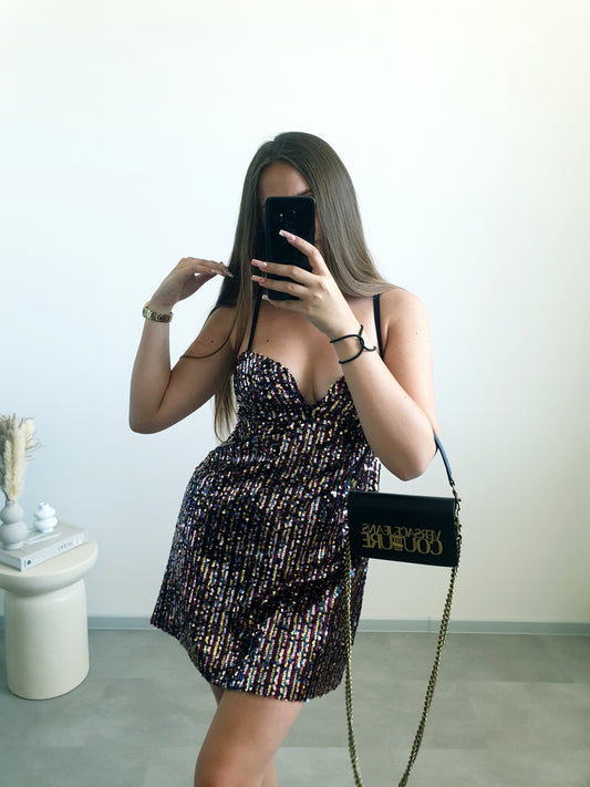 Flitrované ZARA šaty M