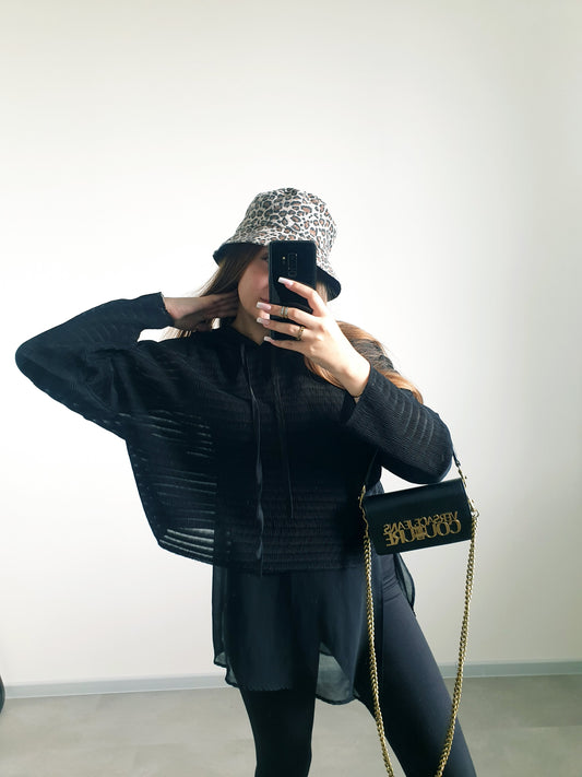 ZARA čierny top M
