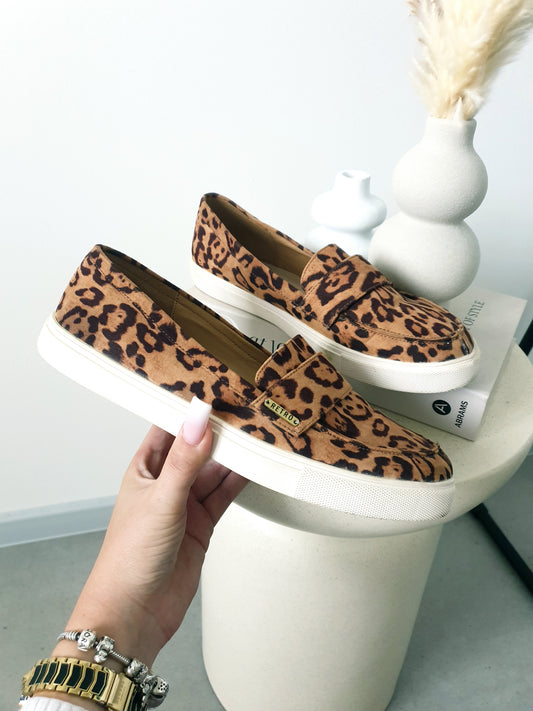 Retro slip on leo topánky 40