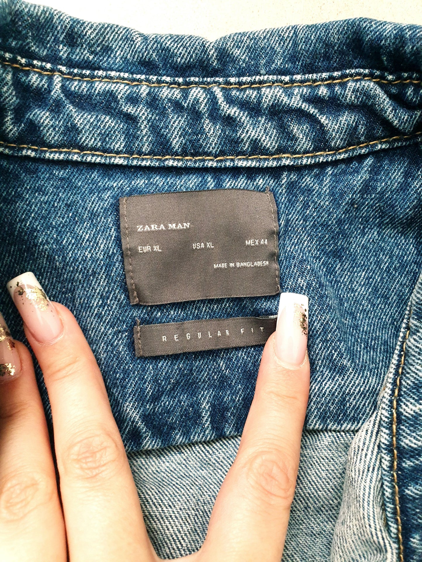 ZARA rifľová košeľa L/XL