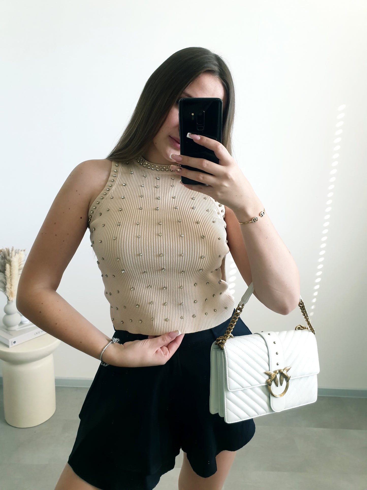 Top s kamienkami S/M