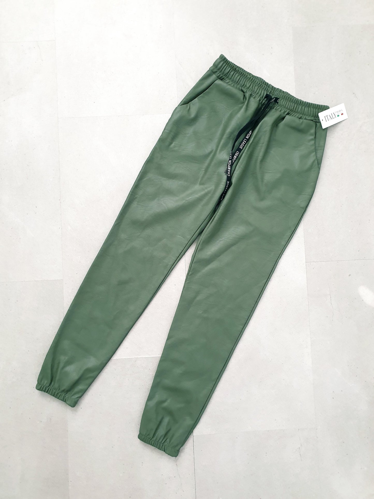 Koženkové nohavice XS