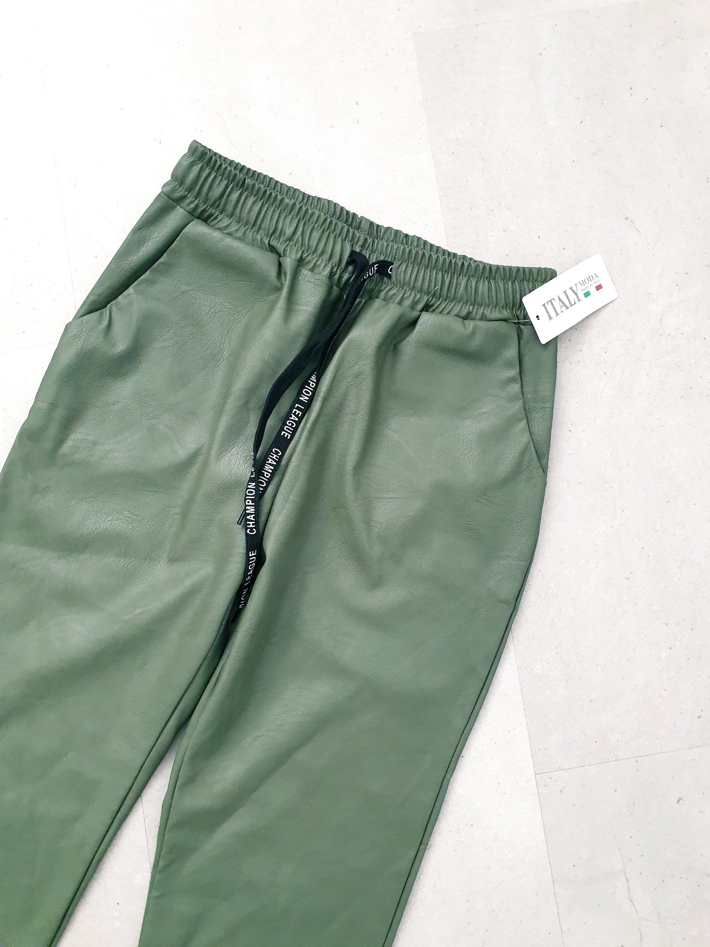 Koženkové nohavice XS