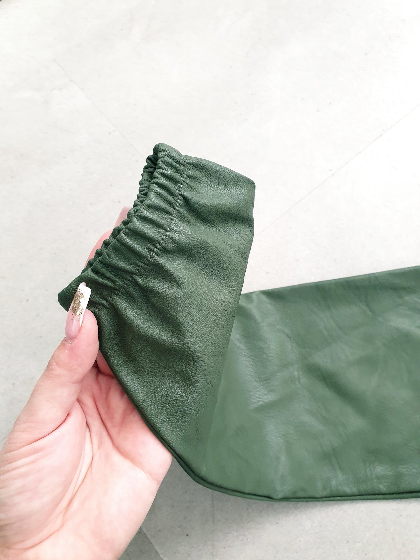 Koženkové nohavice XS