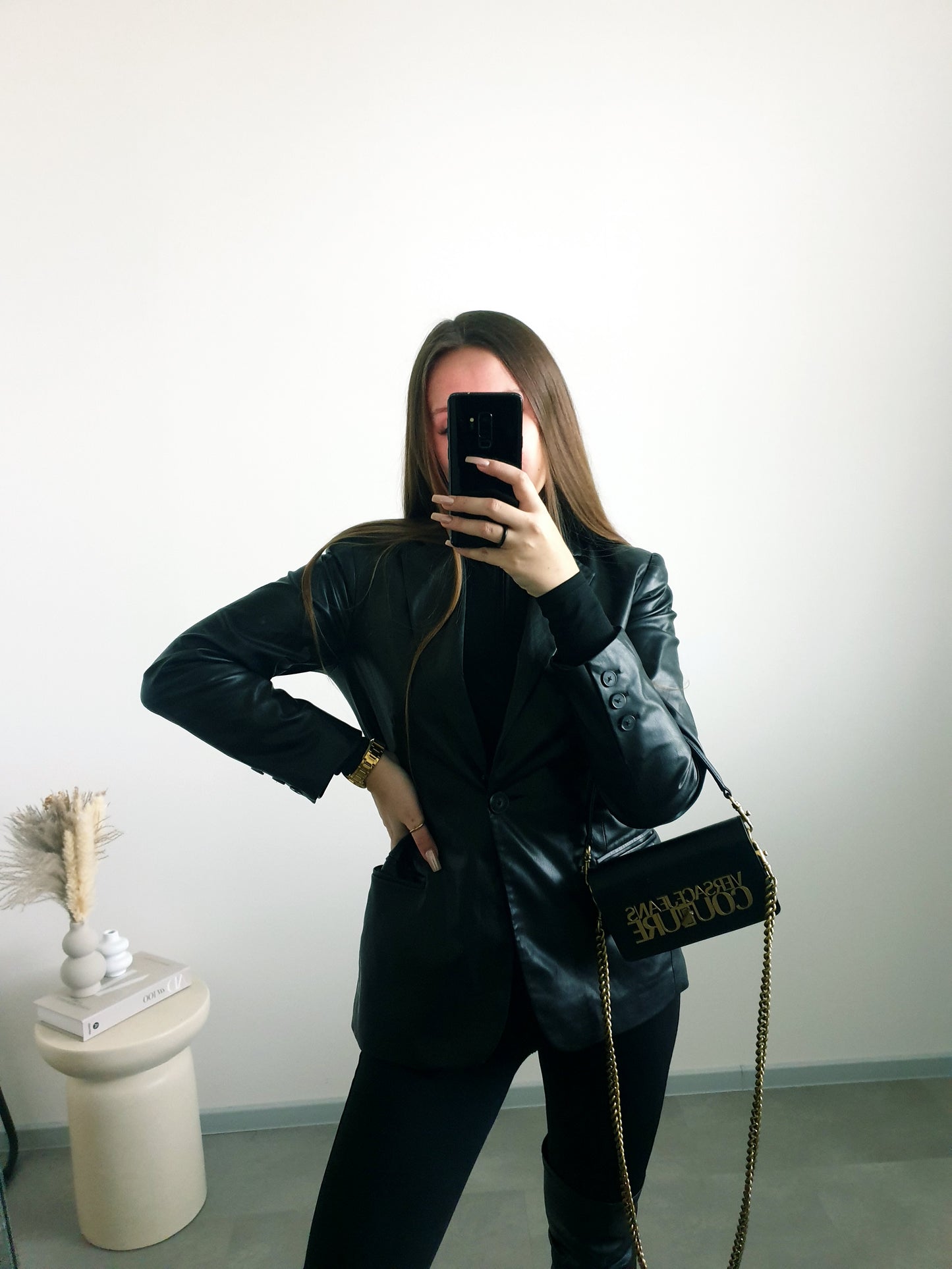 Koženkové sako XS/S