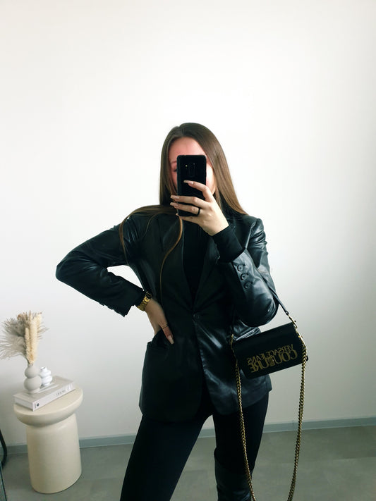 Koženkové sako XS/S