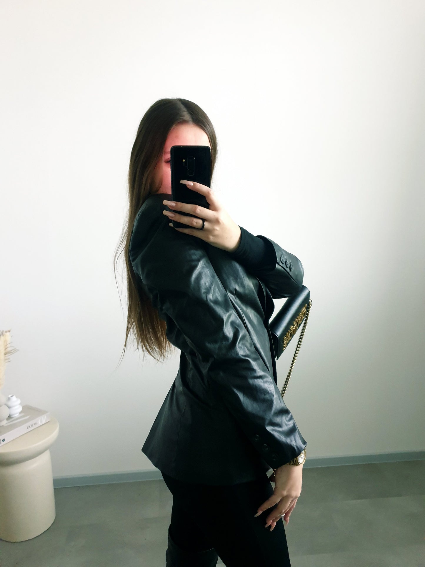 Koženkové sako XS/S