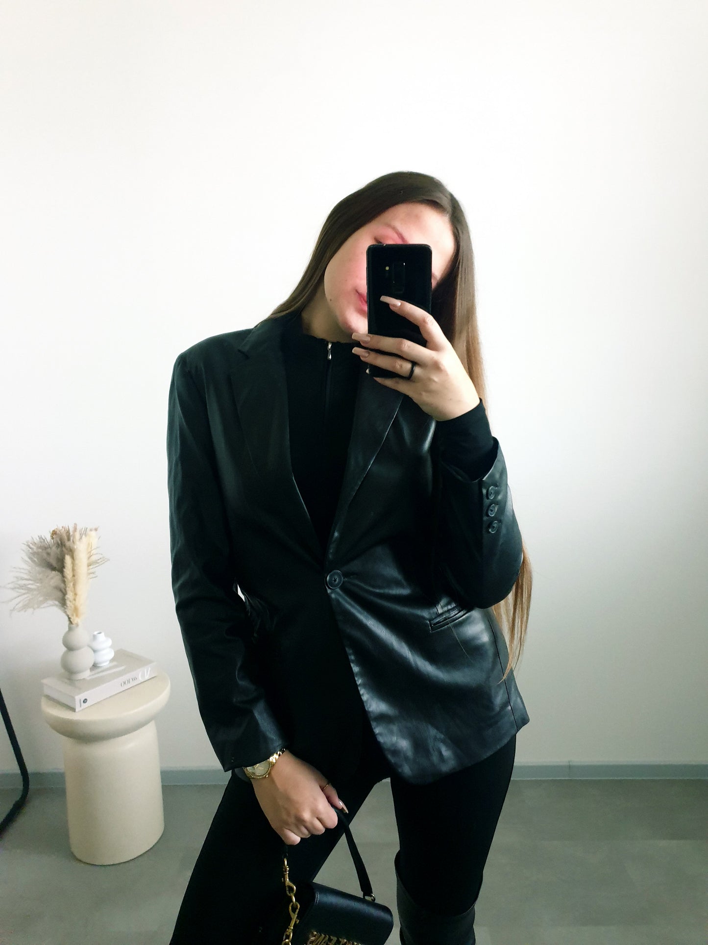 Koženkové sako XS/S