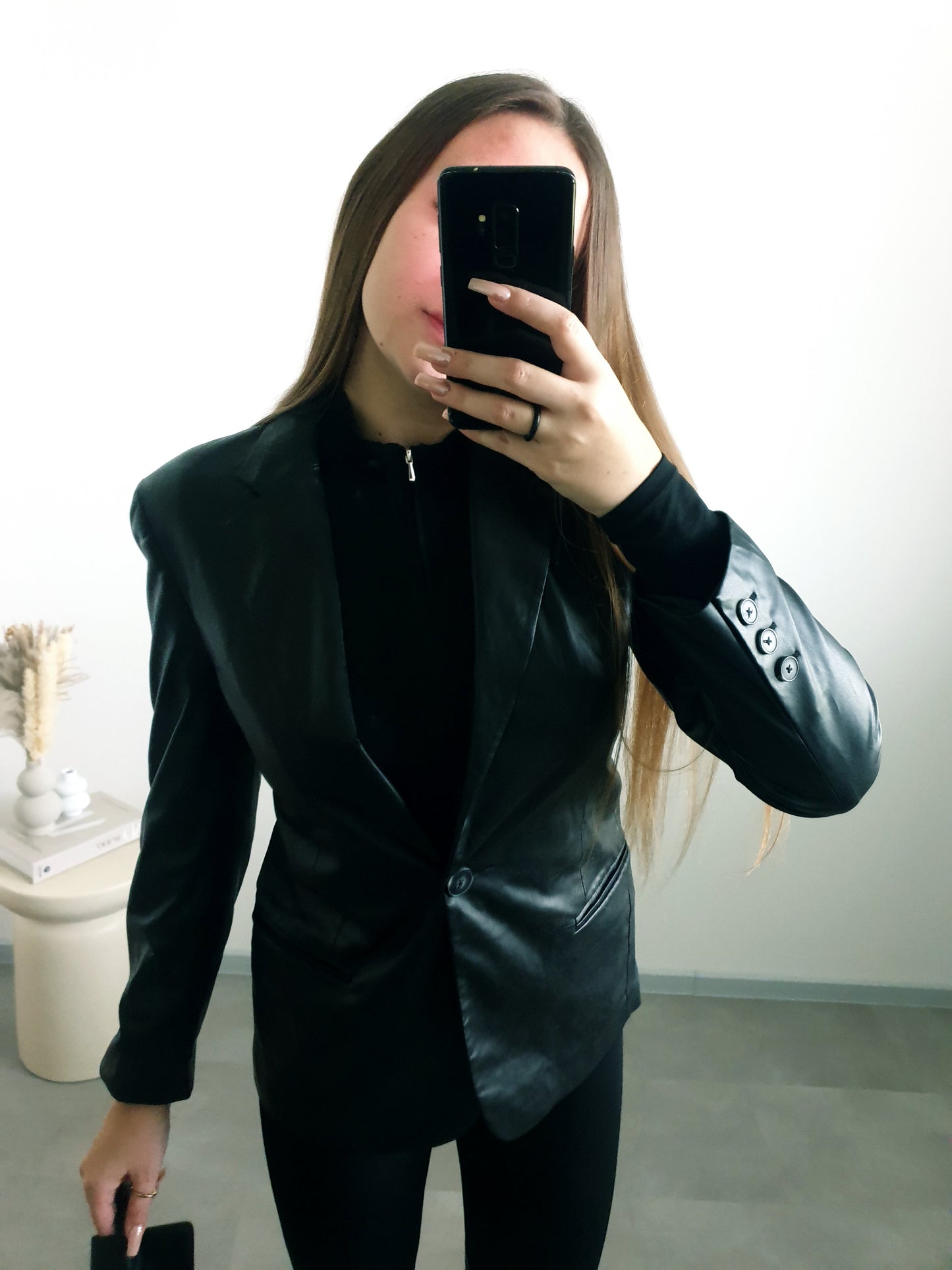 Koženkové sako XS/S