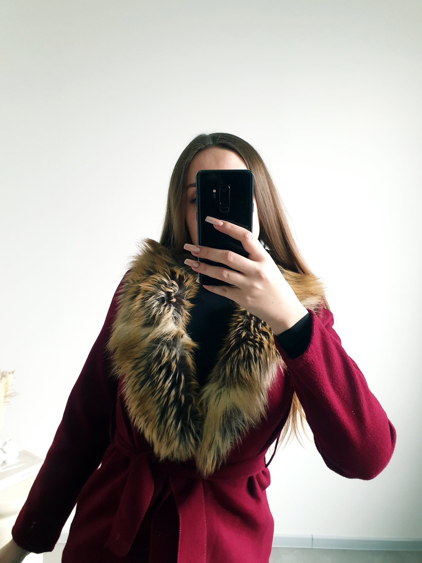 Kabátik s kožušinou S/M