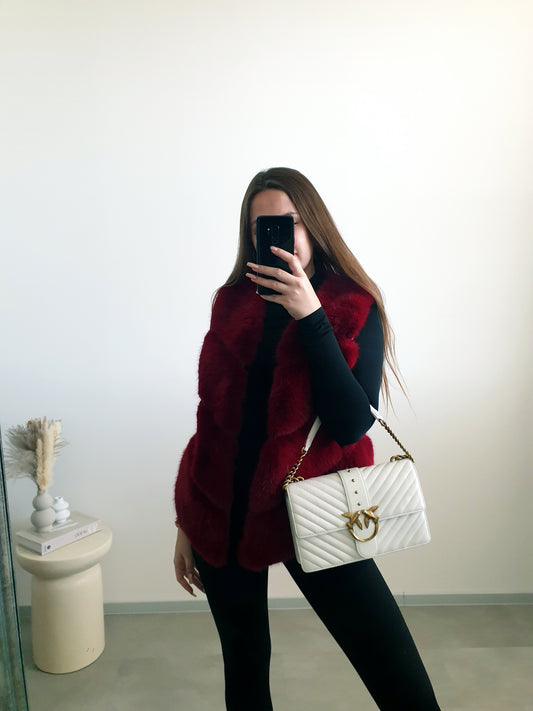 Kožušinová vesta S