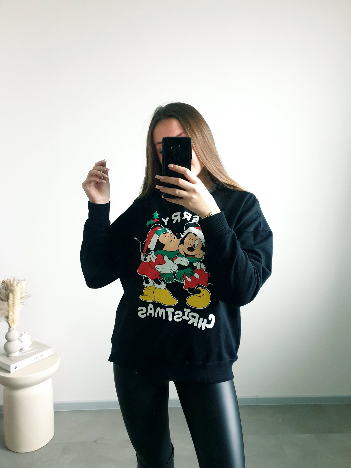 Mickey vianočná mikina L