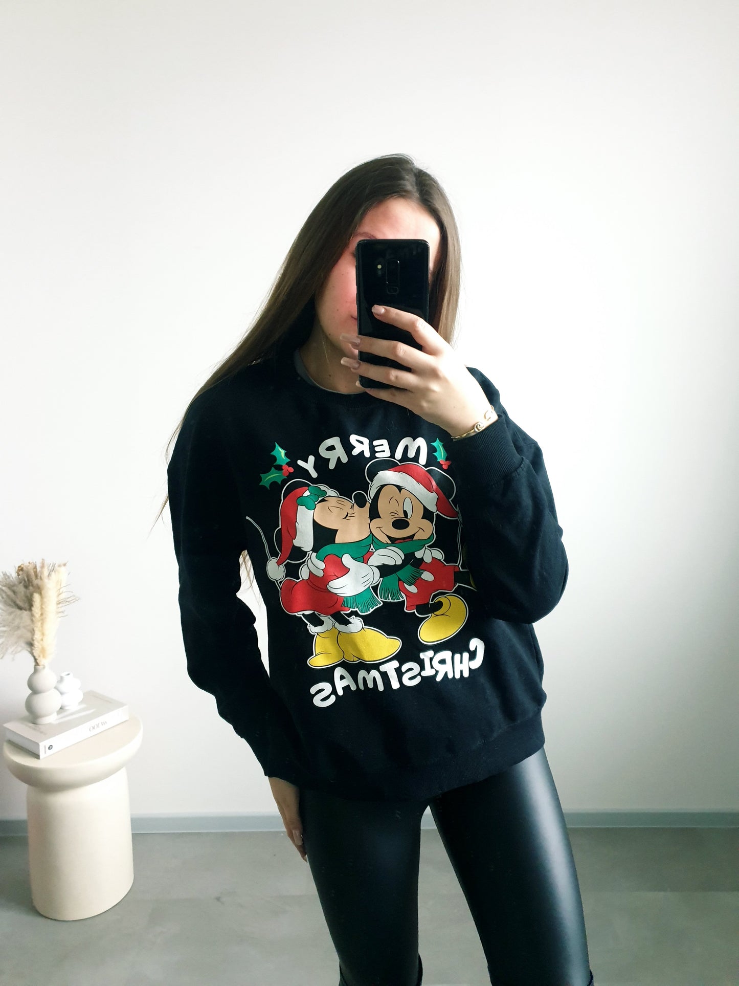 Mickey vianočná mikina L