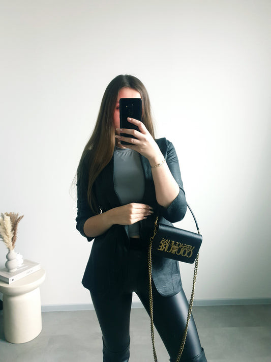 Koženkové sako XS/S