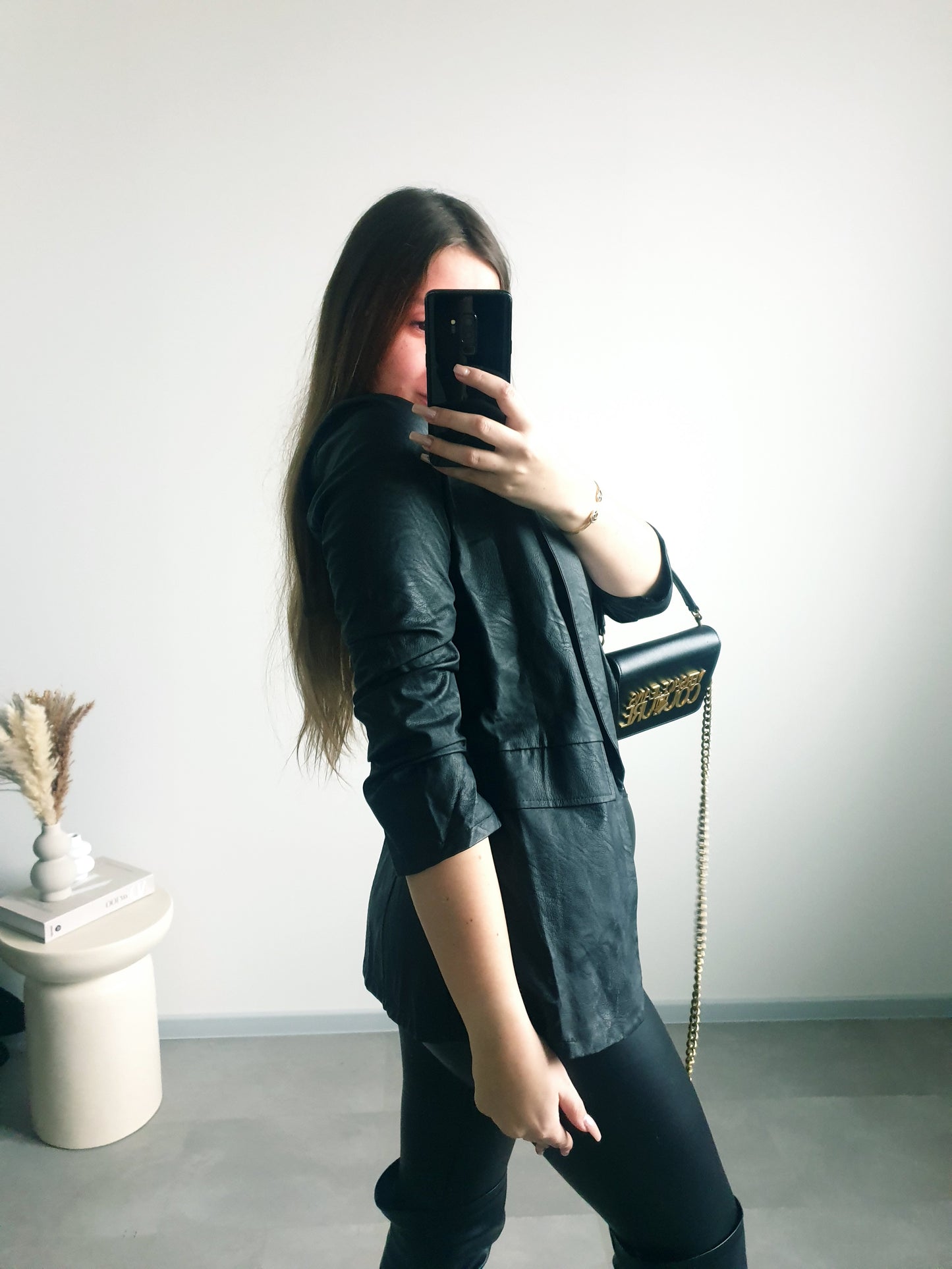 Koženkové sako XS/S