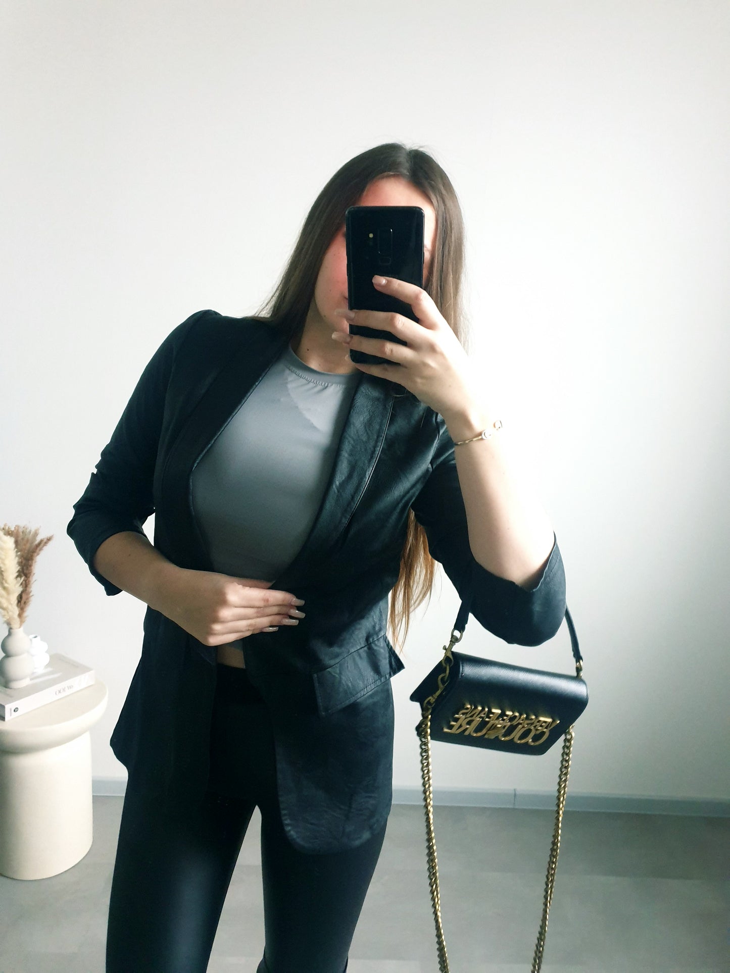 Koženkové sako XS/S