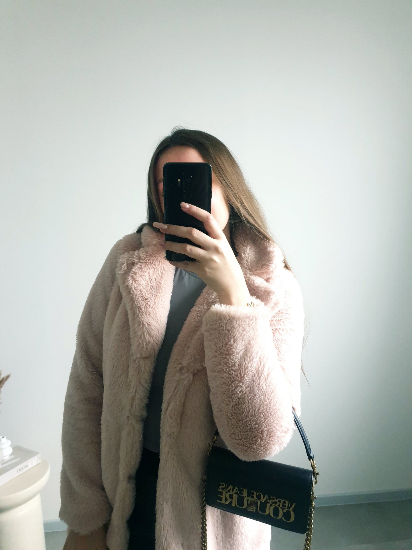 Ružový kožúšok XS/S