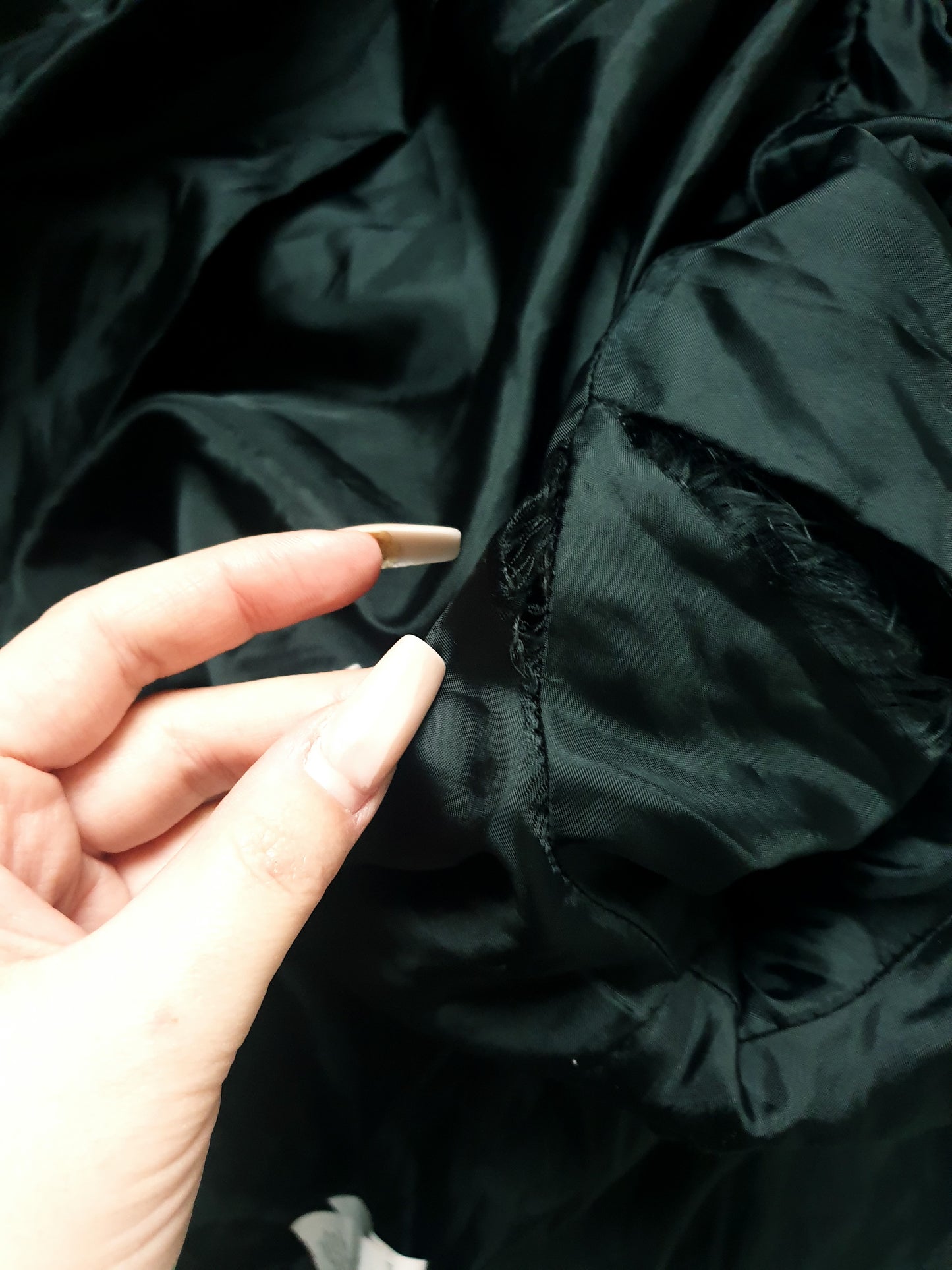 Čierny kožúšok XS