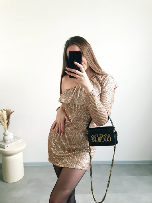 ZARA flitrované šaty S