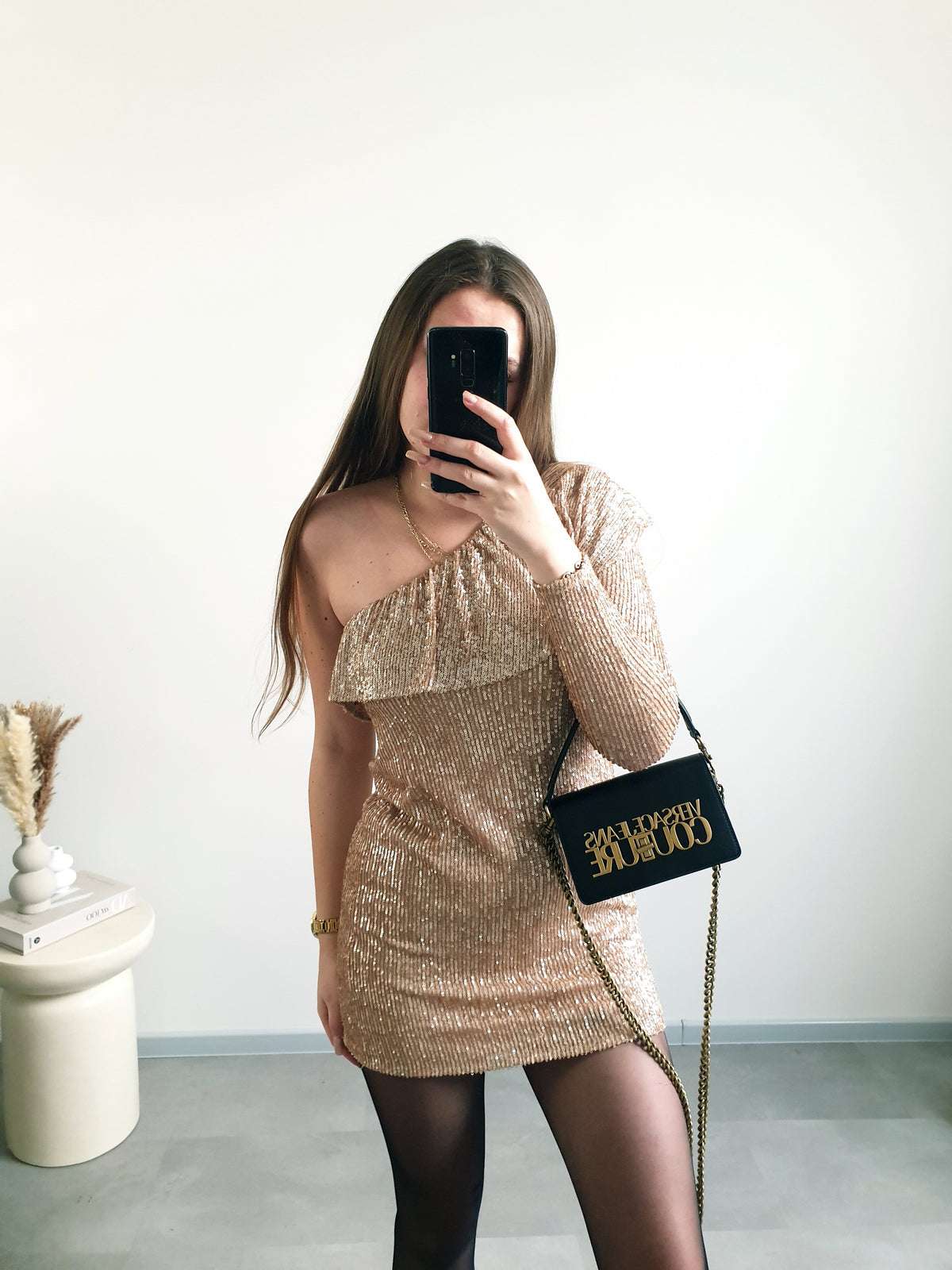 ZARA flitrované šaty S