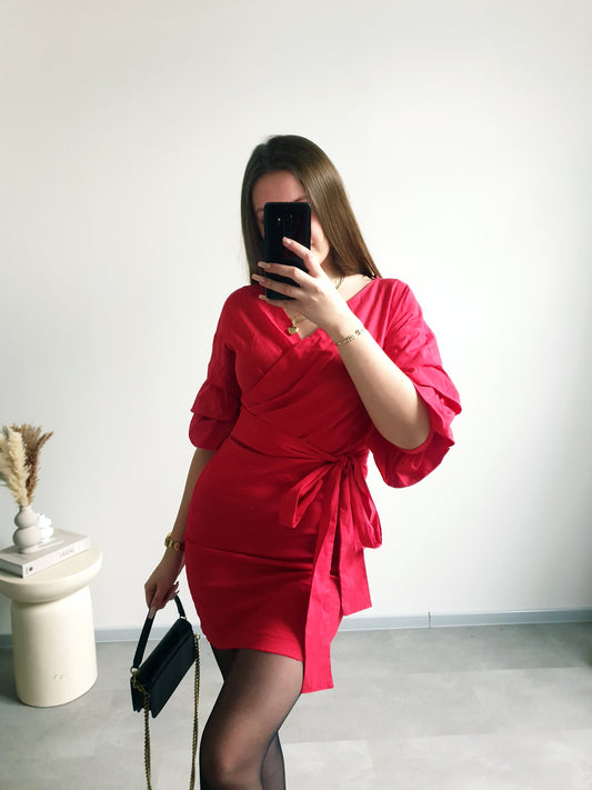 Červené ZARA šaty S