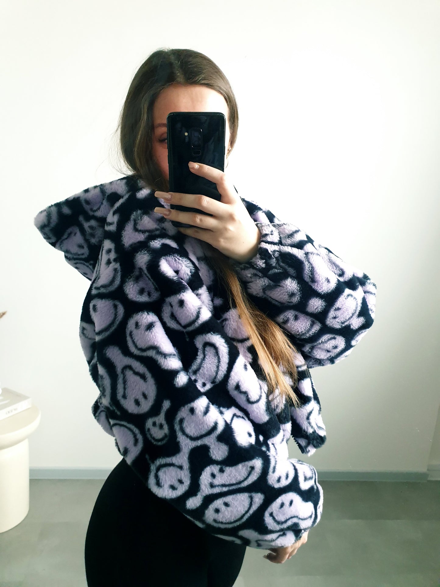 H&M x Smiley kožúšok M