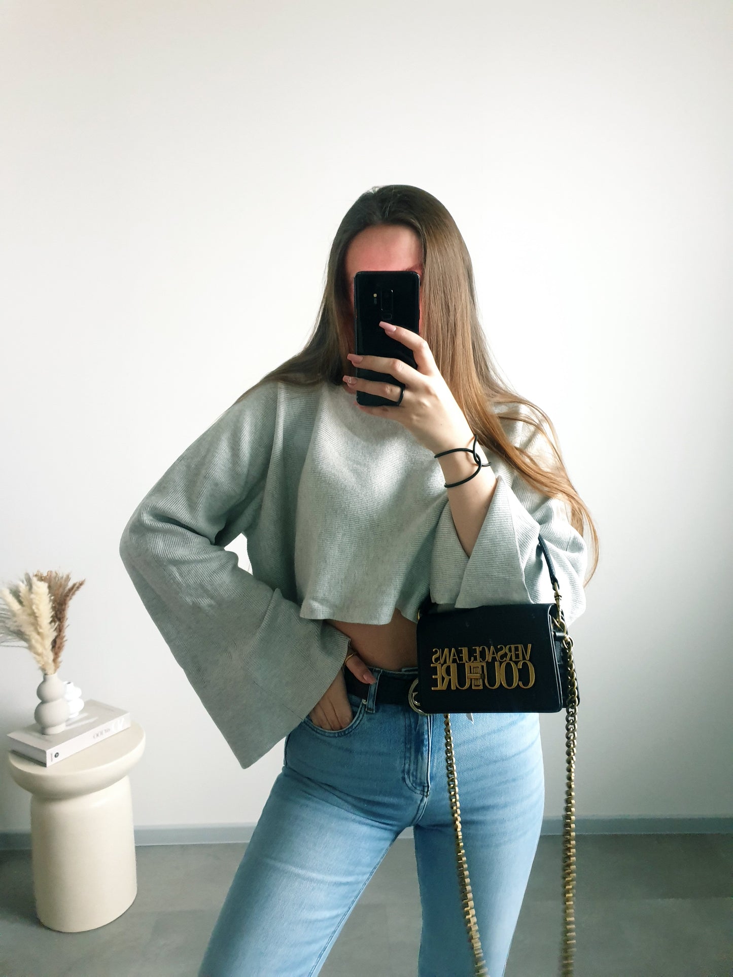 ZARA crop svetrík S