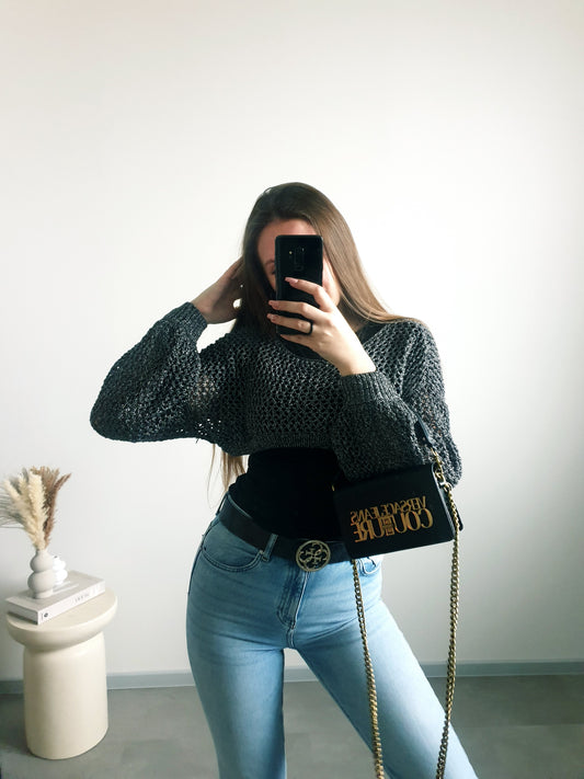 Skrátený svetrík Rita Ora S