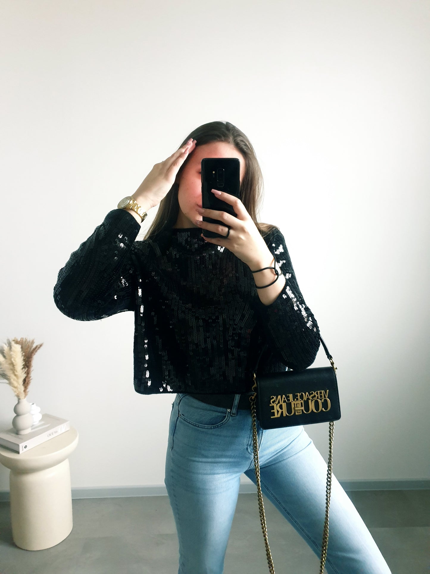 ZARA sveter s flitrami M