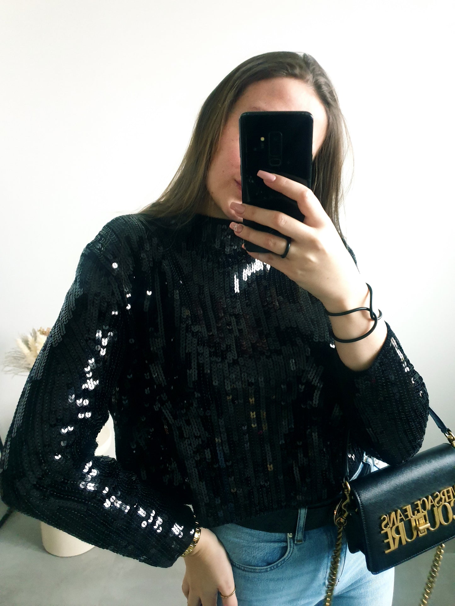 ZARA sveter s flitrami M