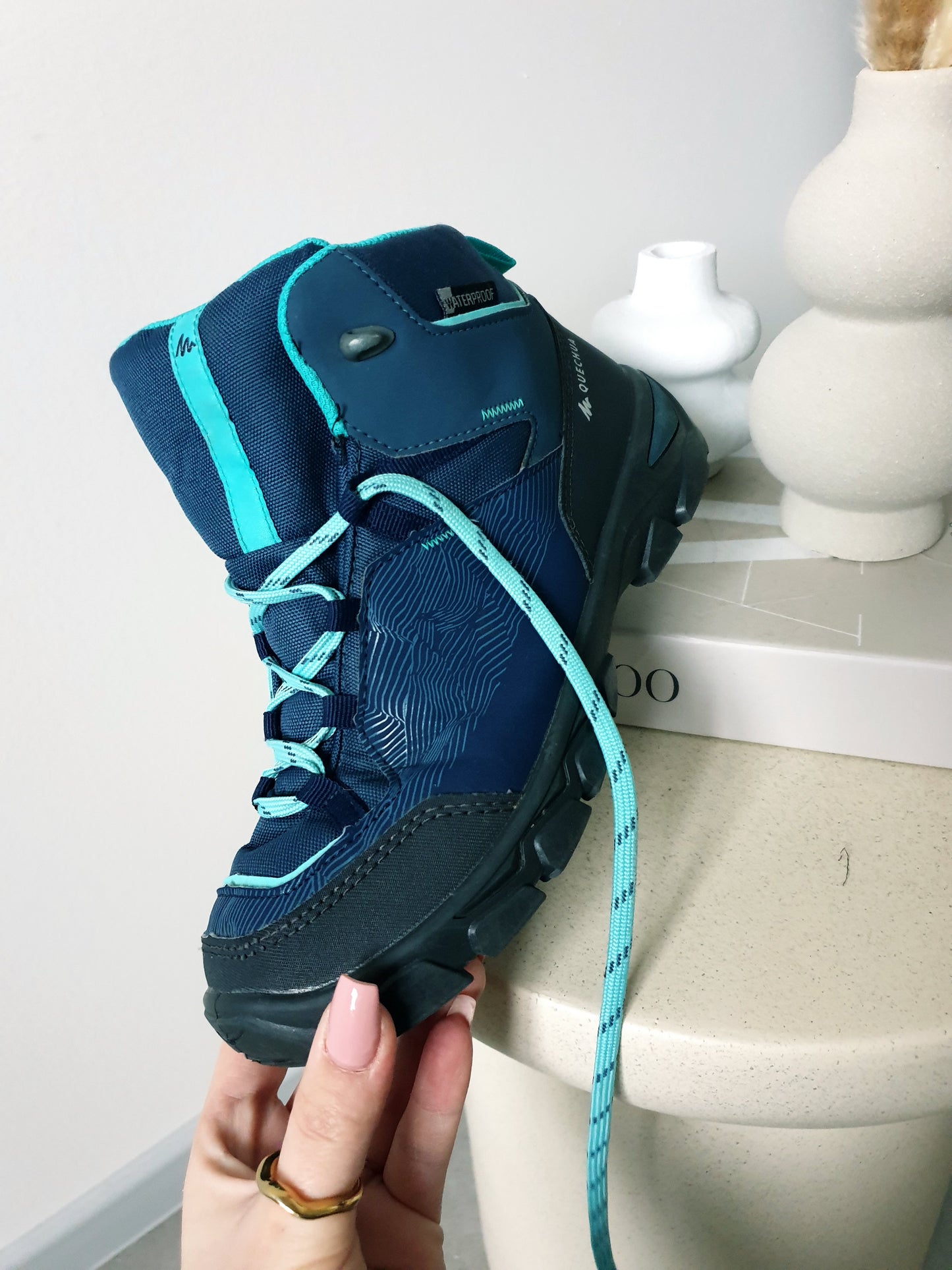 Turistické topánky QUECHUA 37