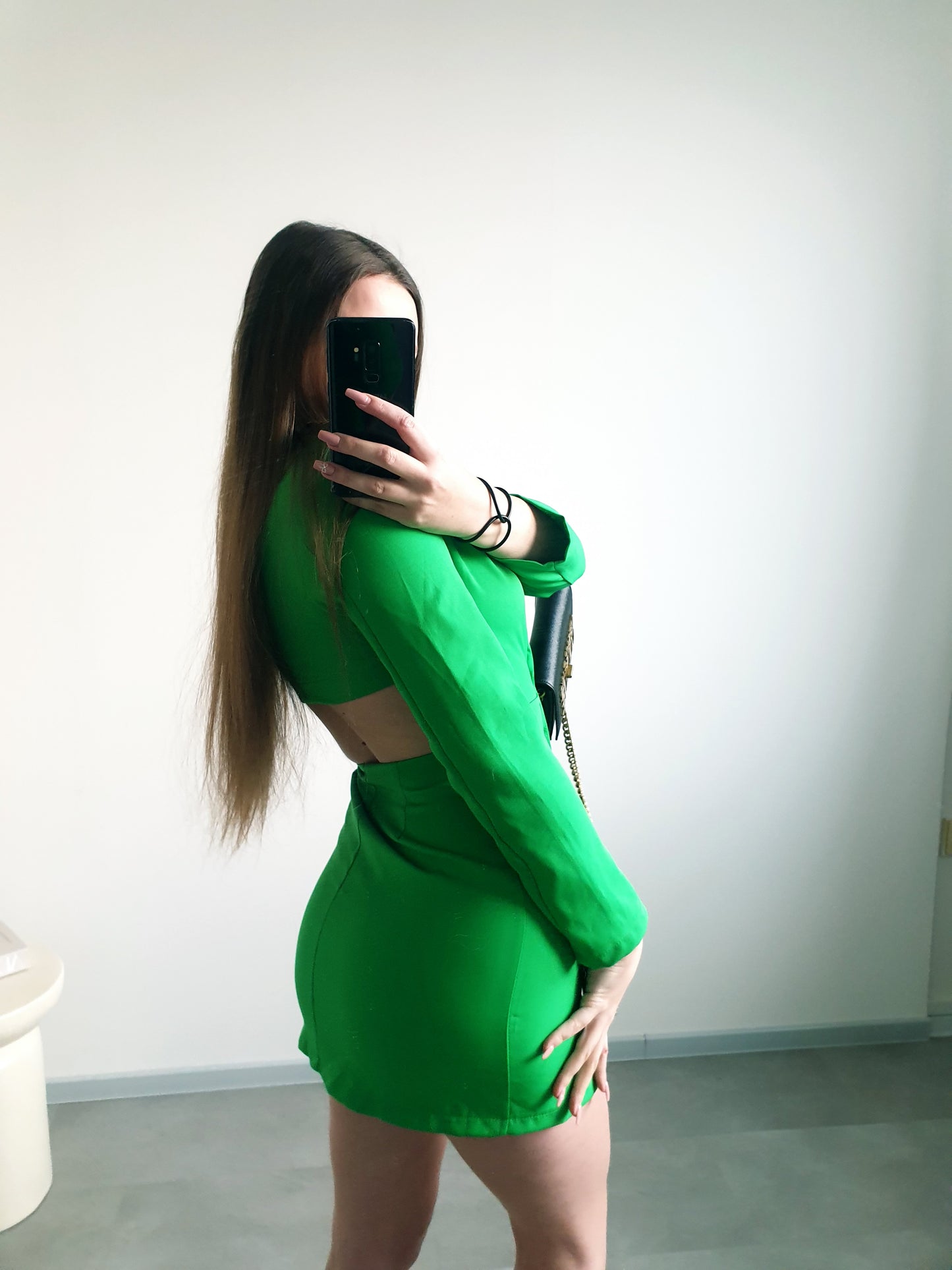 Extravagantné sakové šaty XS