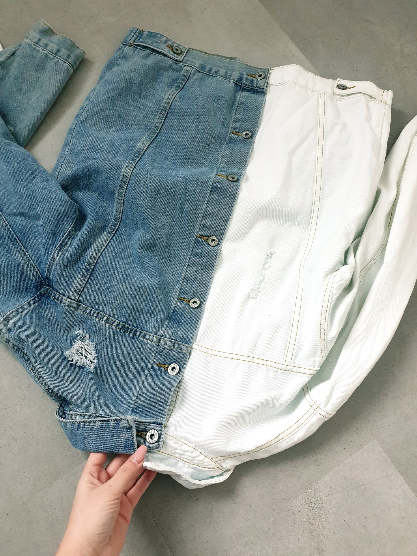 Štýlová rifľová bunda S