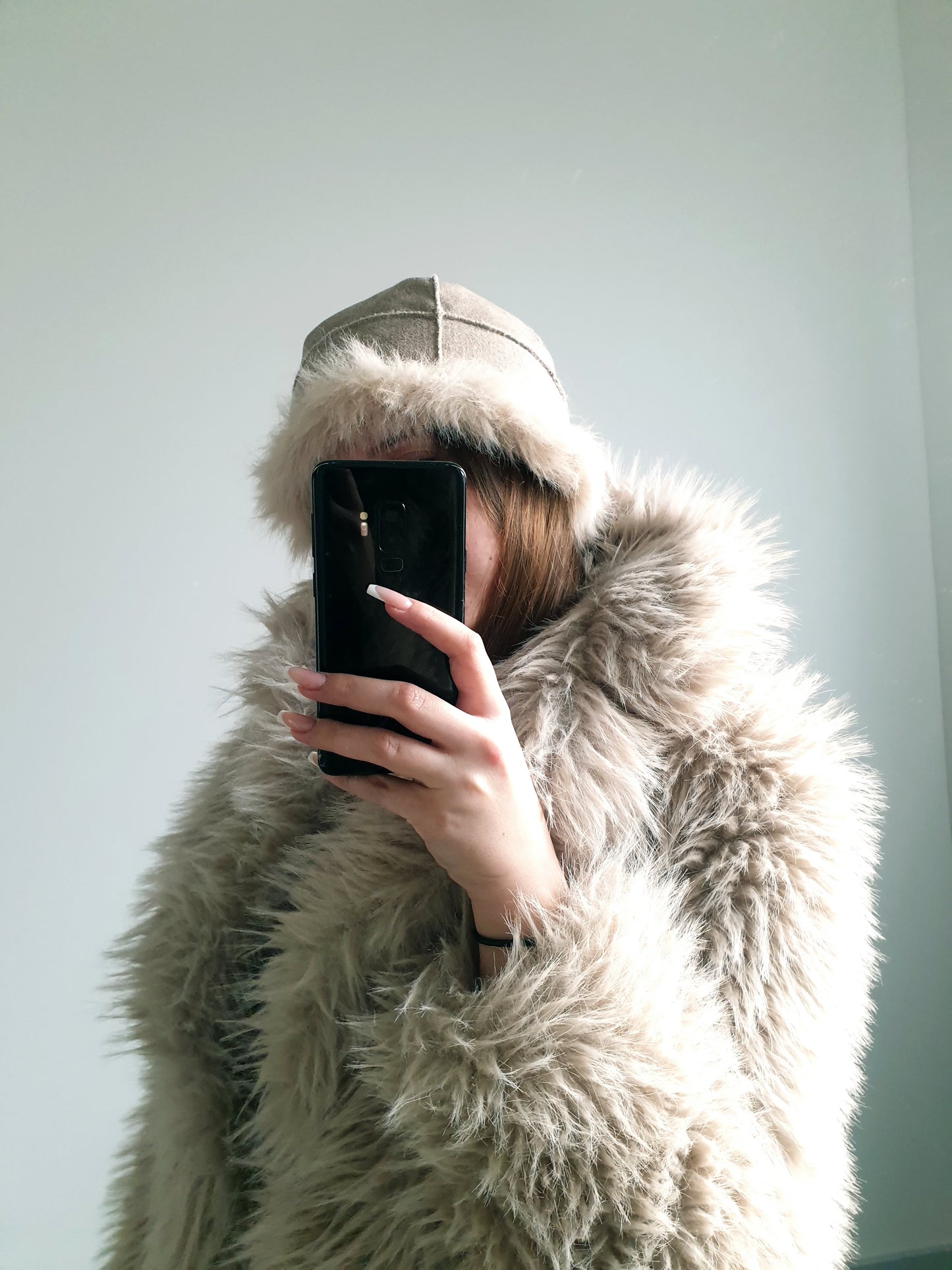 Obojstranná kožušinová čiapka