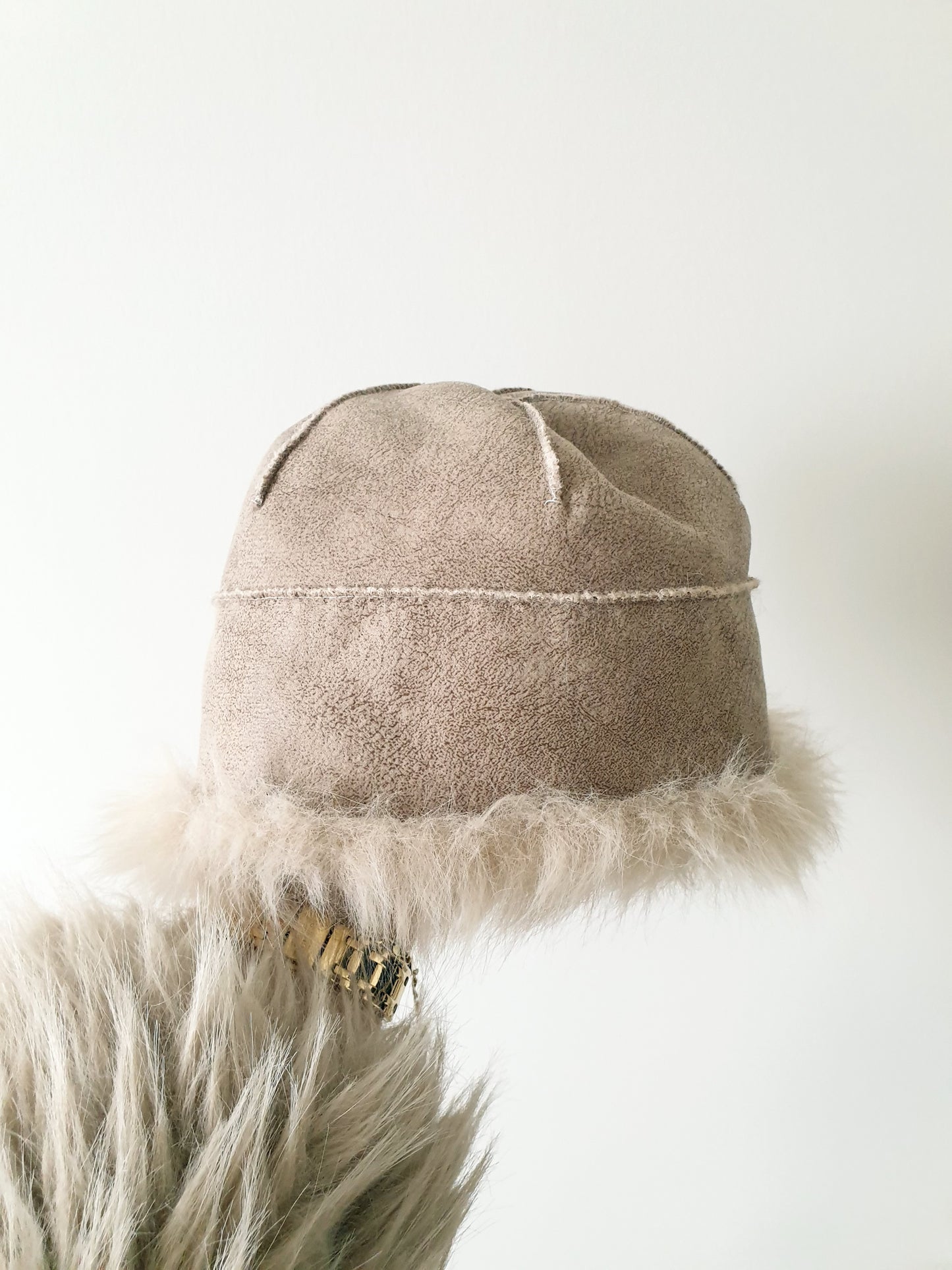 Obojstranná kožušinová čiapka